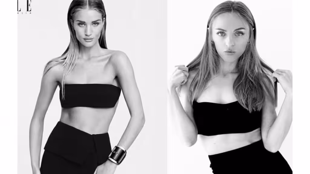 Look like Rosie Huntington Whiteley