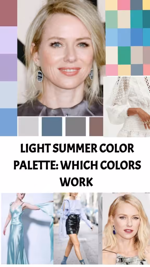light summer color palette