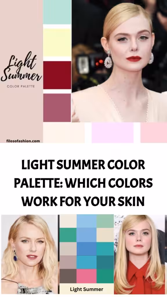 light summer color palette