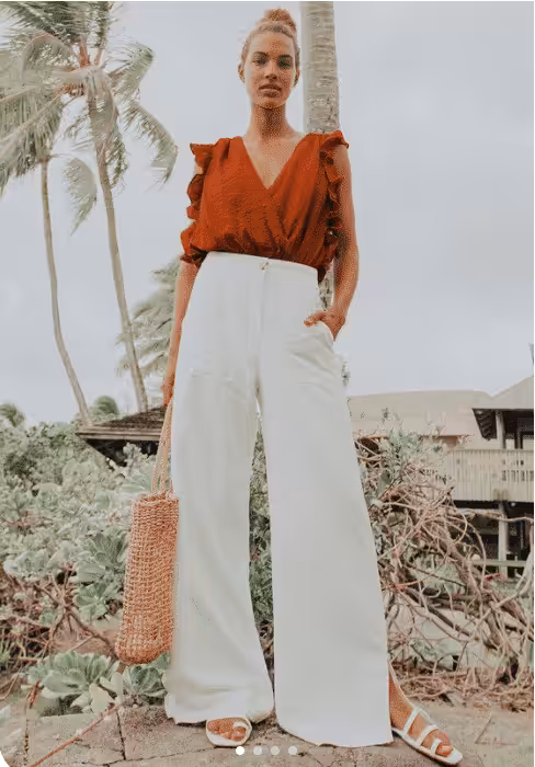 linen pants wide leg