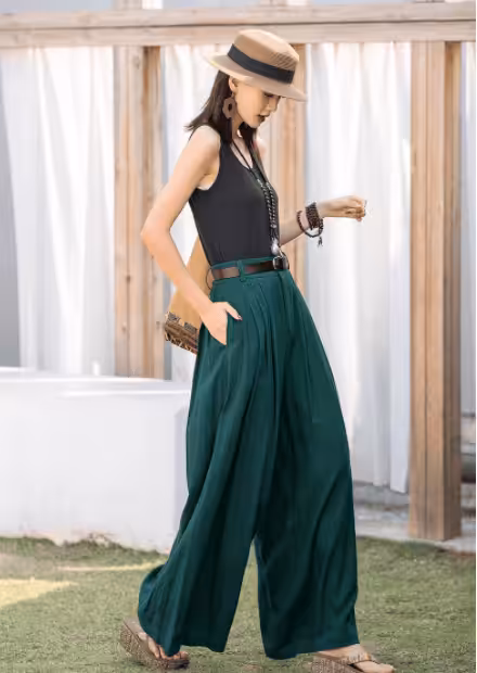 linen pants wide leg