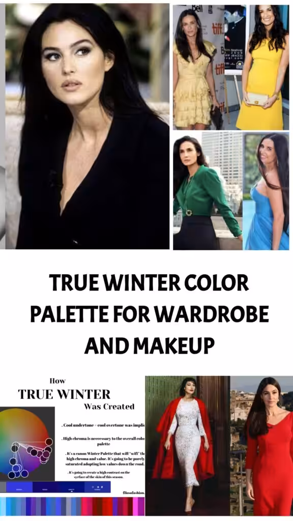 True winter color palette