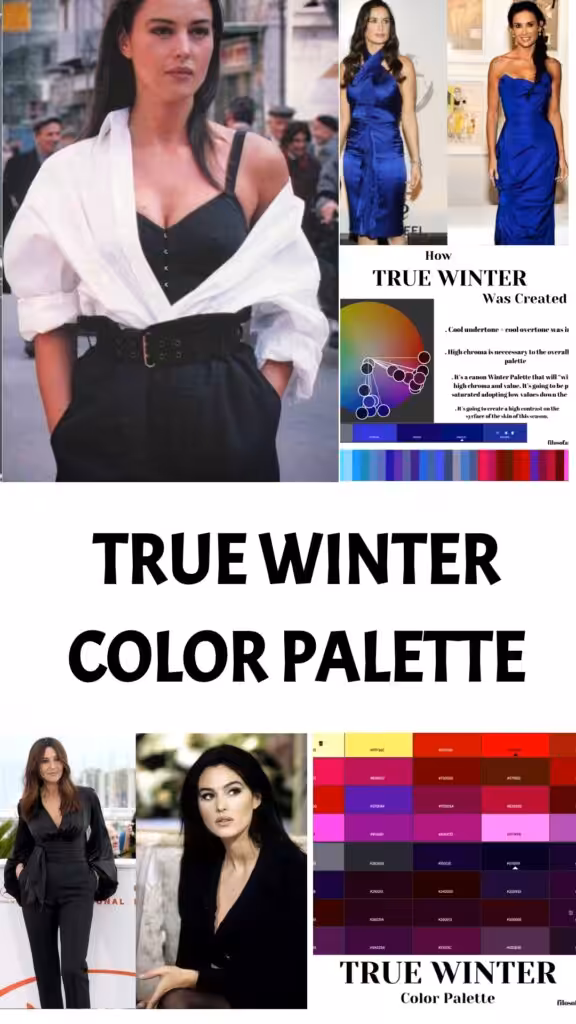 True winter color palette