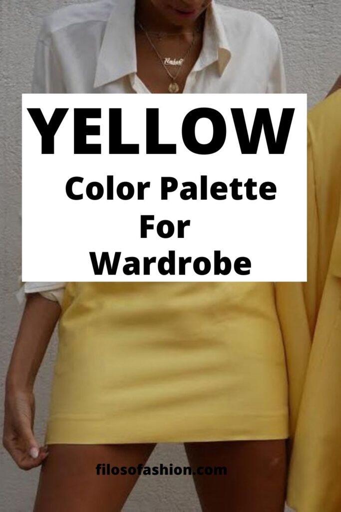 color palette with yellow