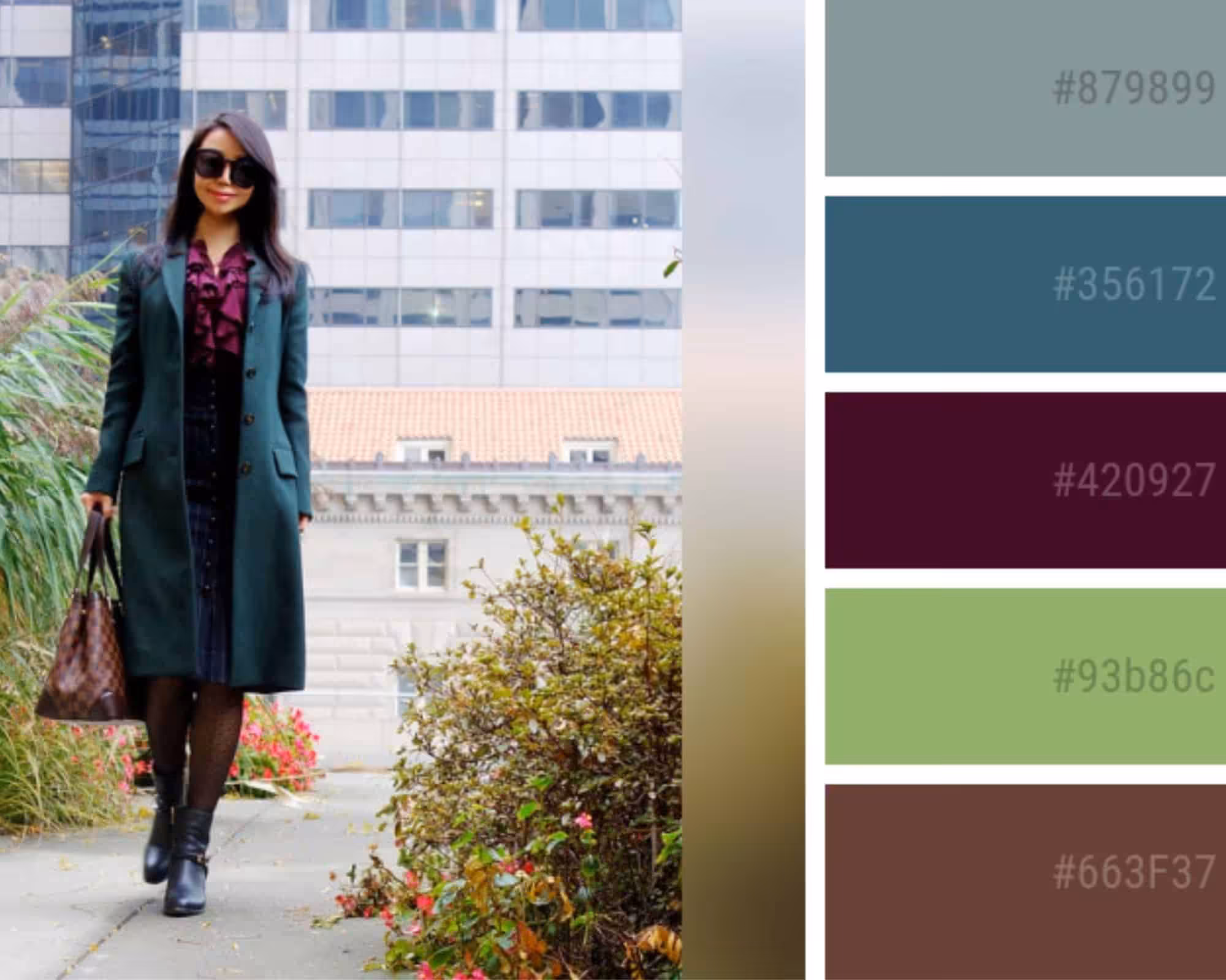 which colors go with burgundy