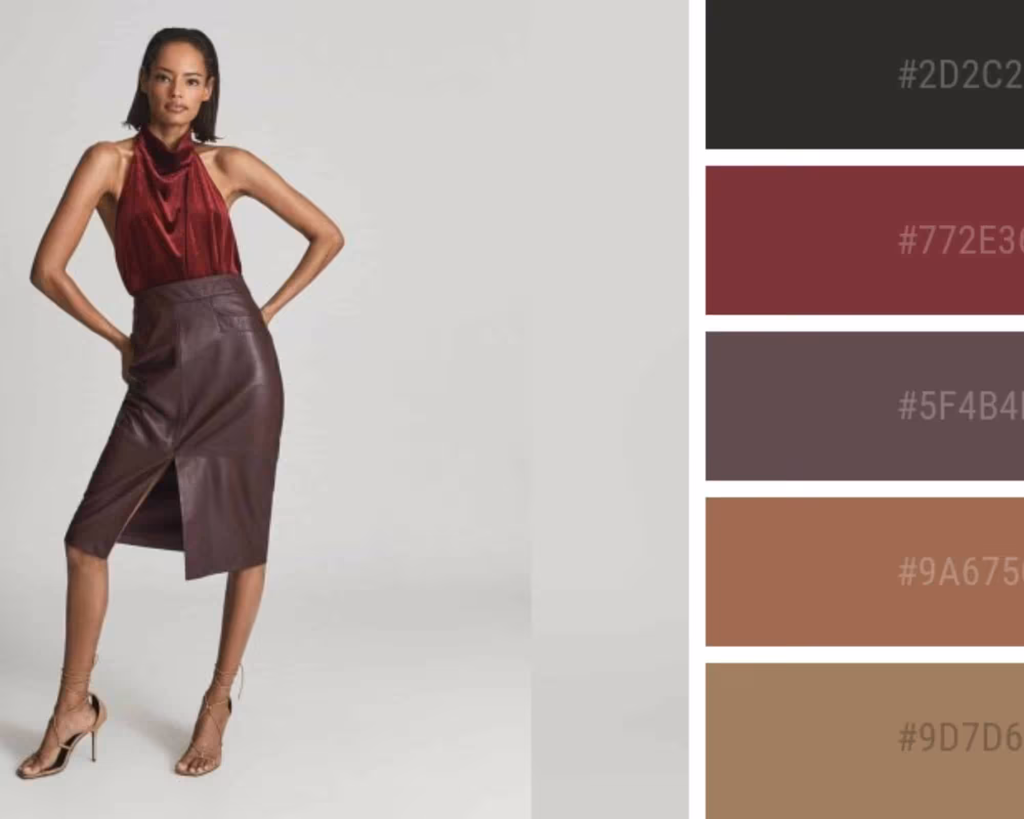 which colors go with burgundy