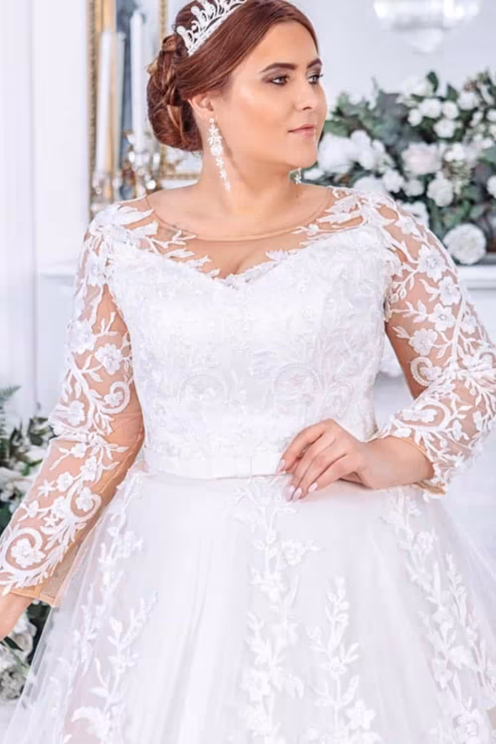 Flattering Wedding Dress For Plus Size