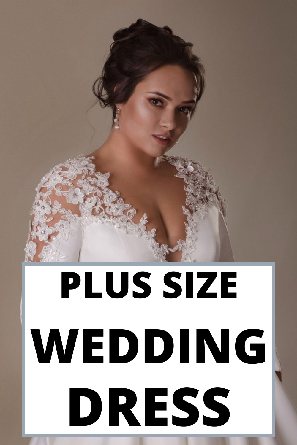 Flattering Wedding Dress For Plus Size