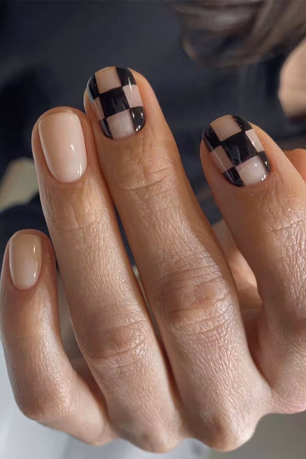 Checkered Nails
