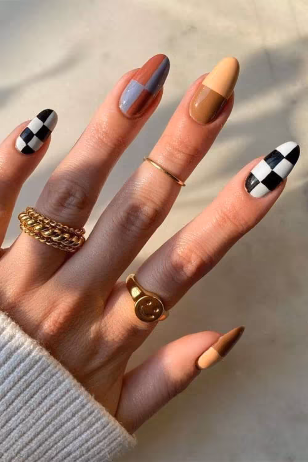 Checkered Nails