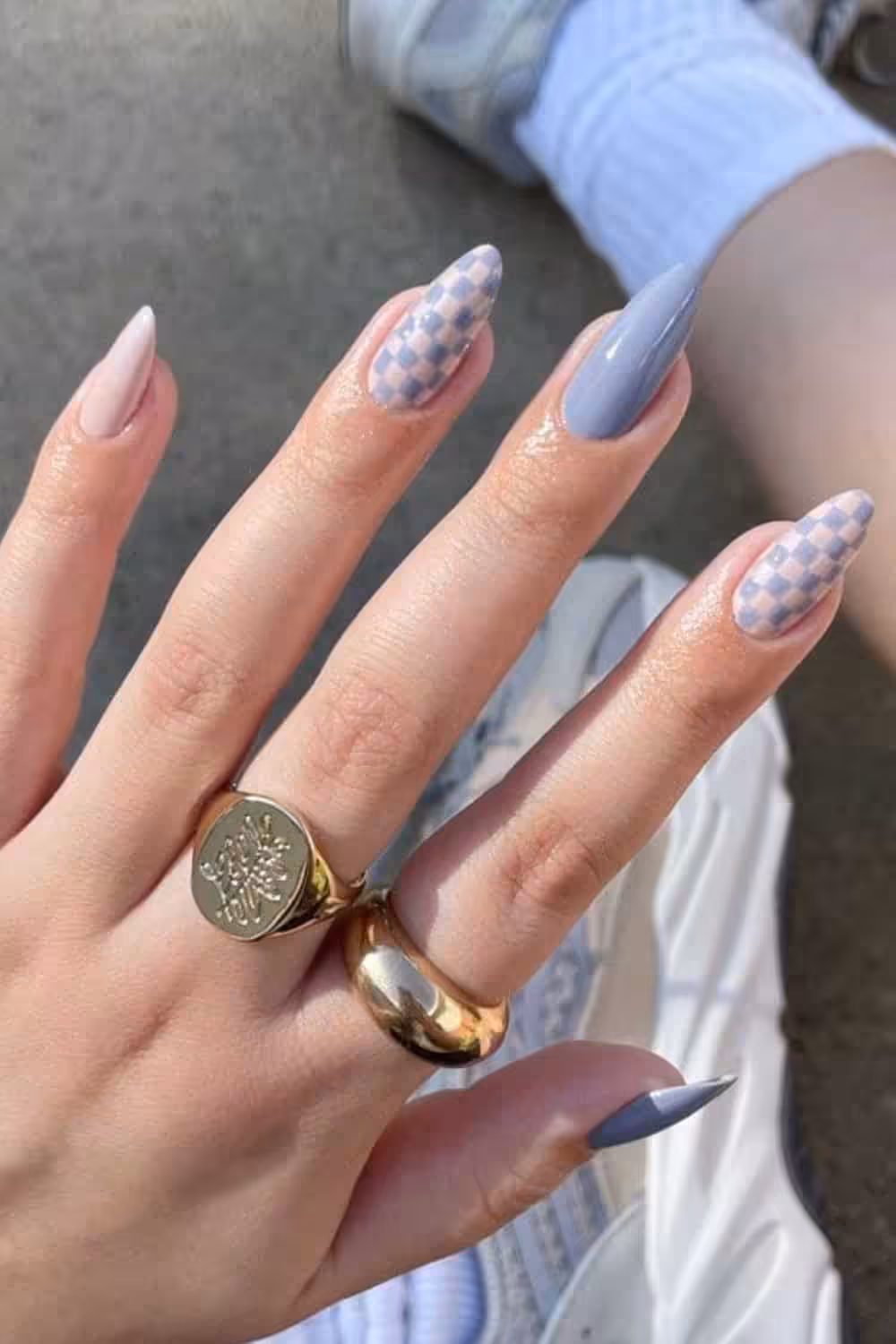 Checkered Nails