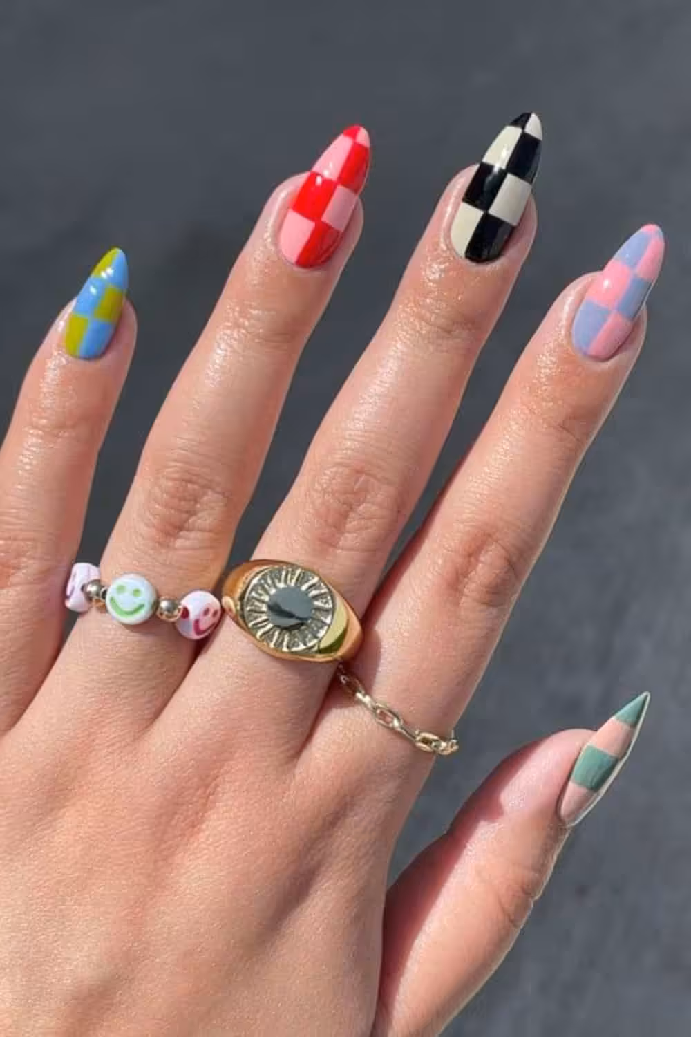 Checkered Nails