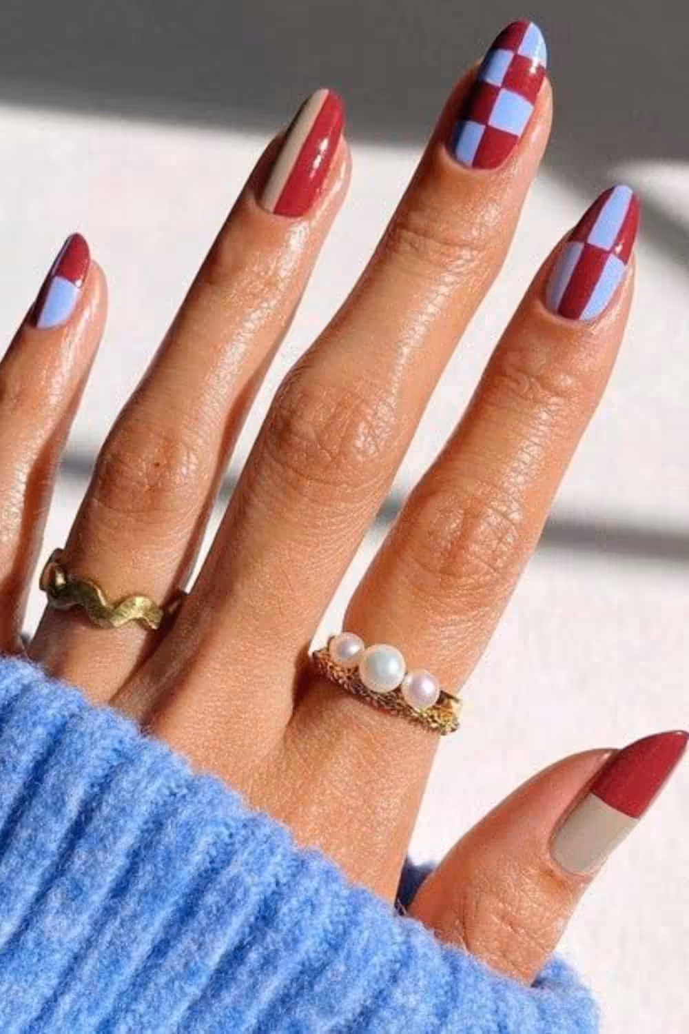 Checkered Nails