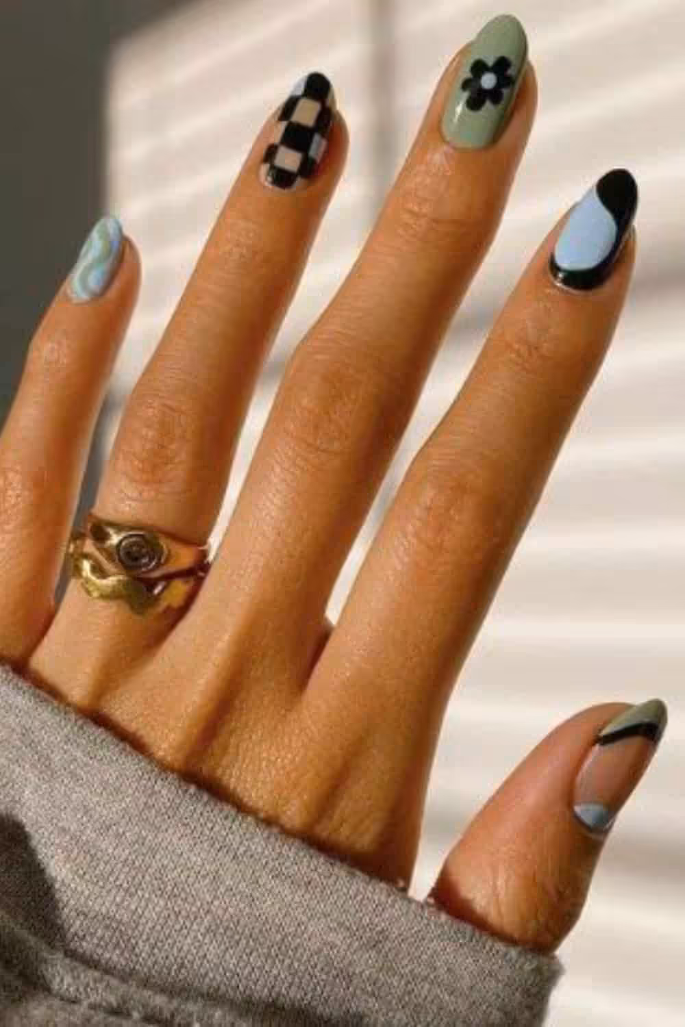 Checkered Nails