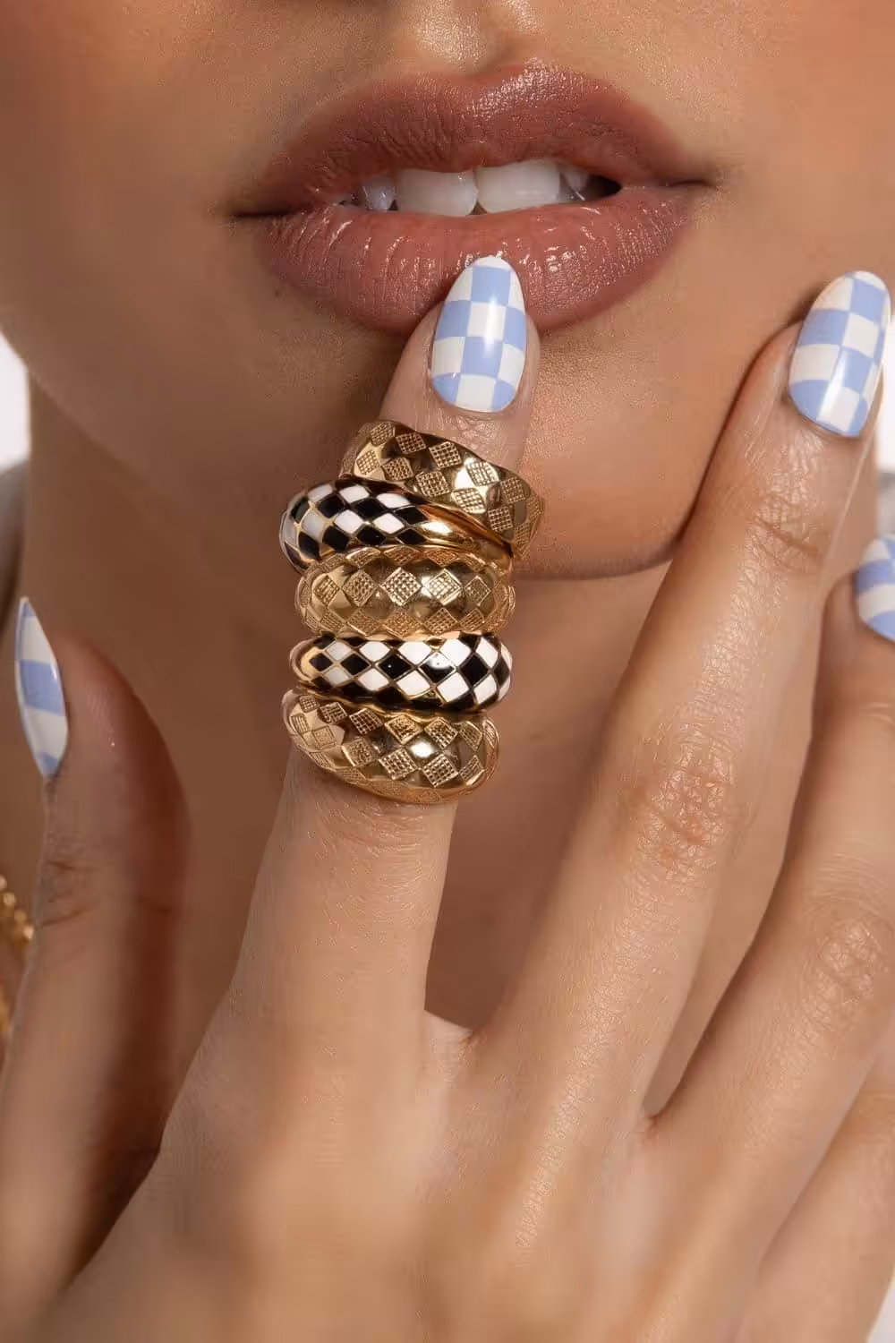 Checkered Nails