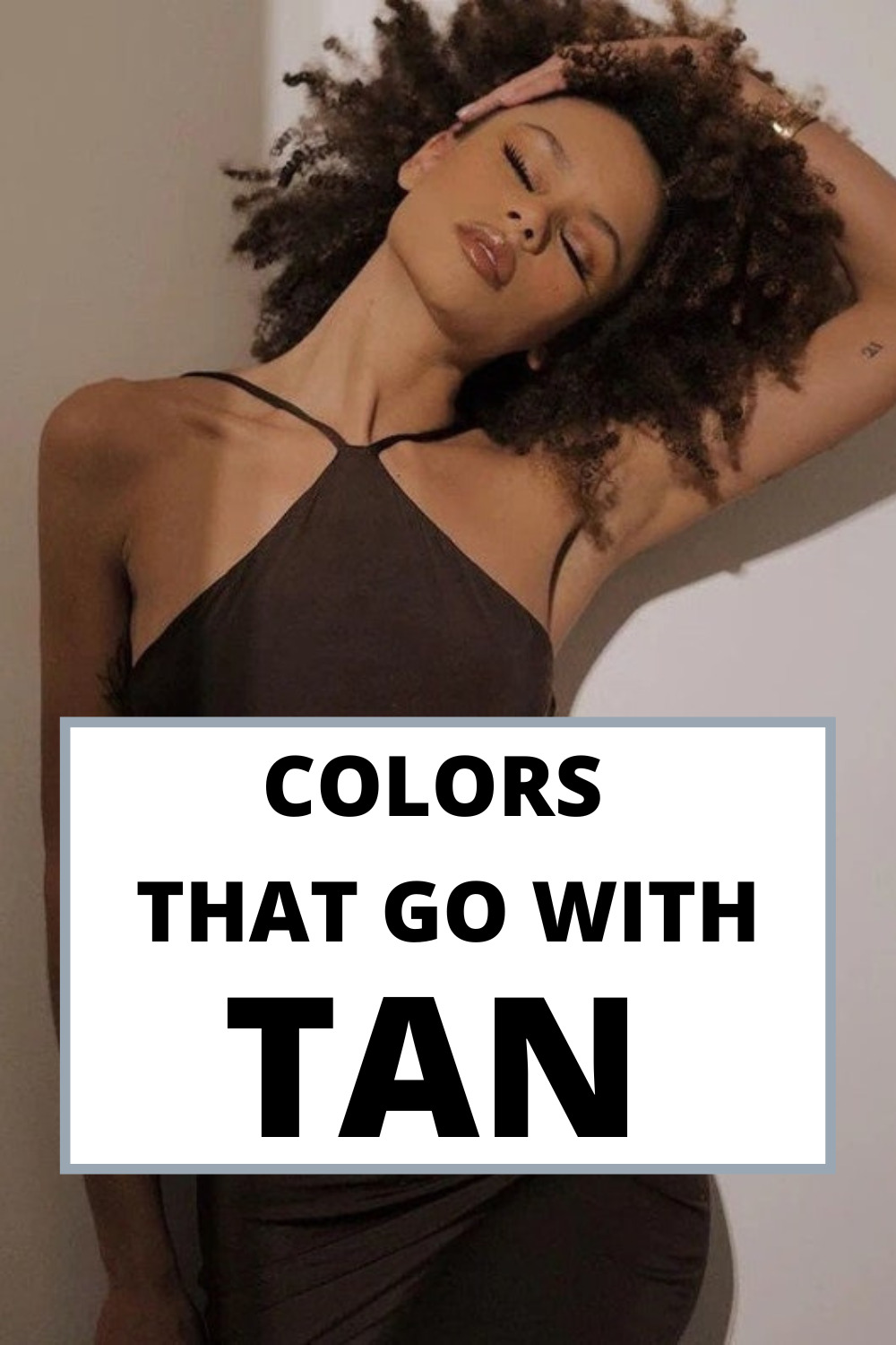 colors that go with tan
