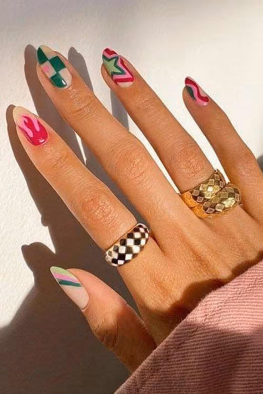 Checkered Nails