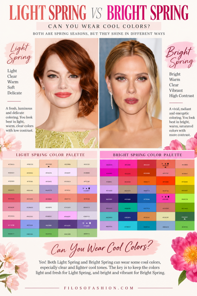 light spring vs bright spring