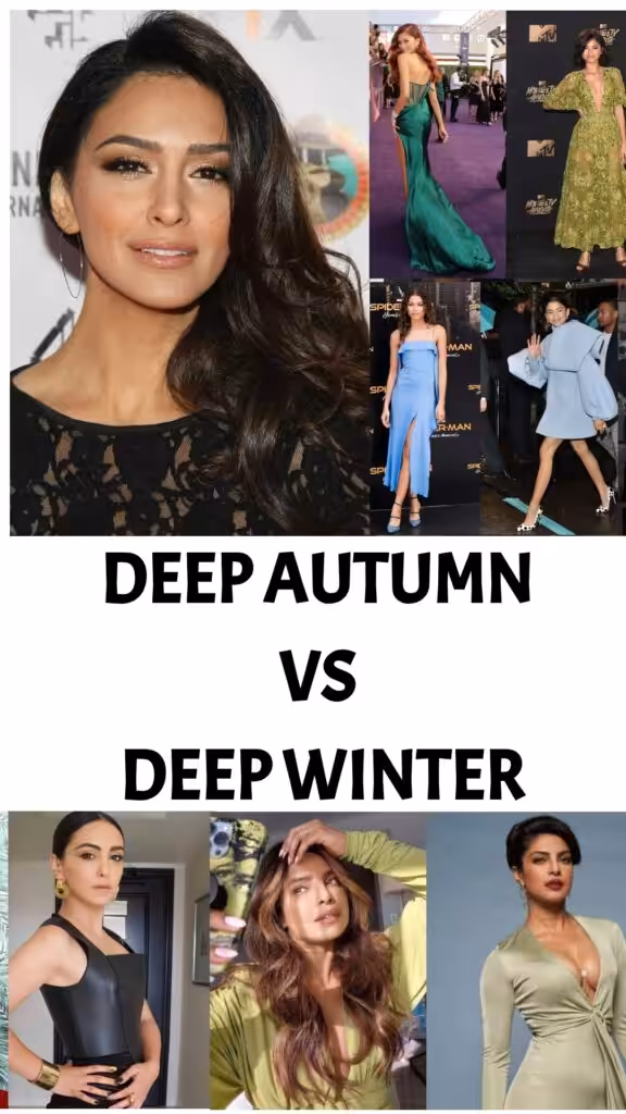 deep autumn vs deep winter