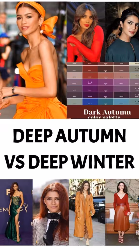 deep autumn vs deep winter