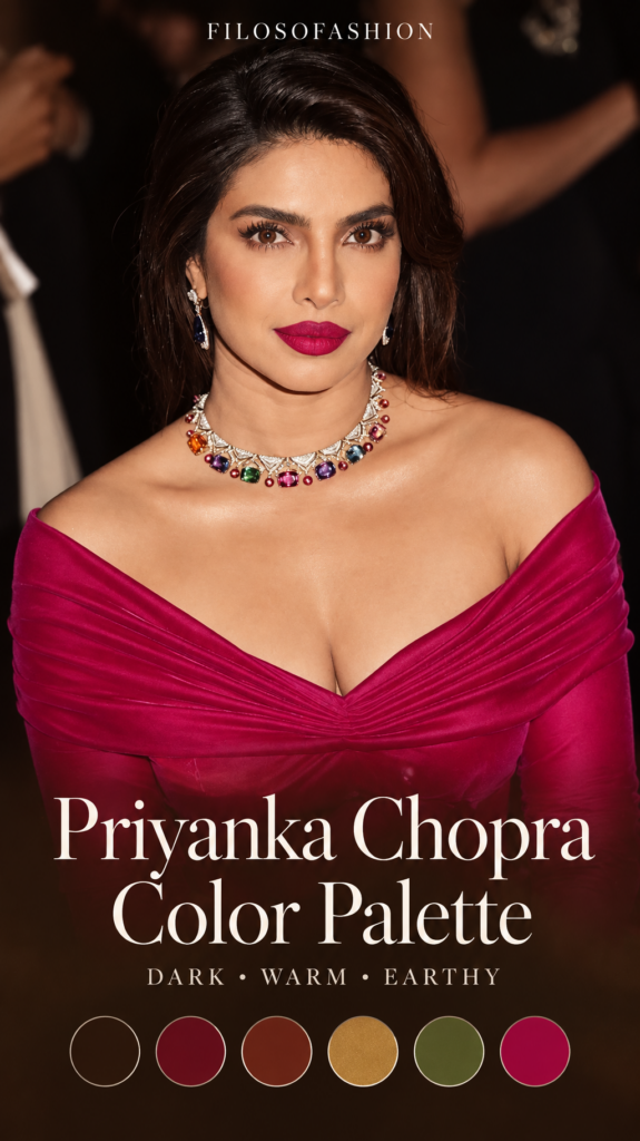 priyanka chopra color palette