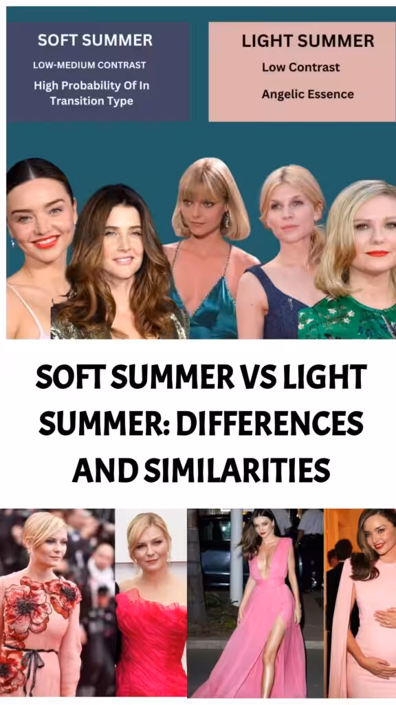 soft summer vs light summer