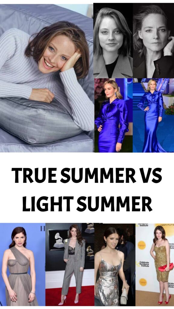 true summer vs light summer