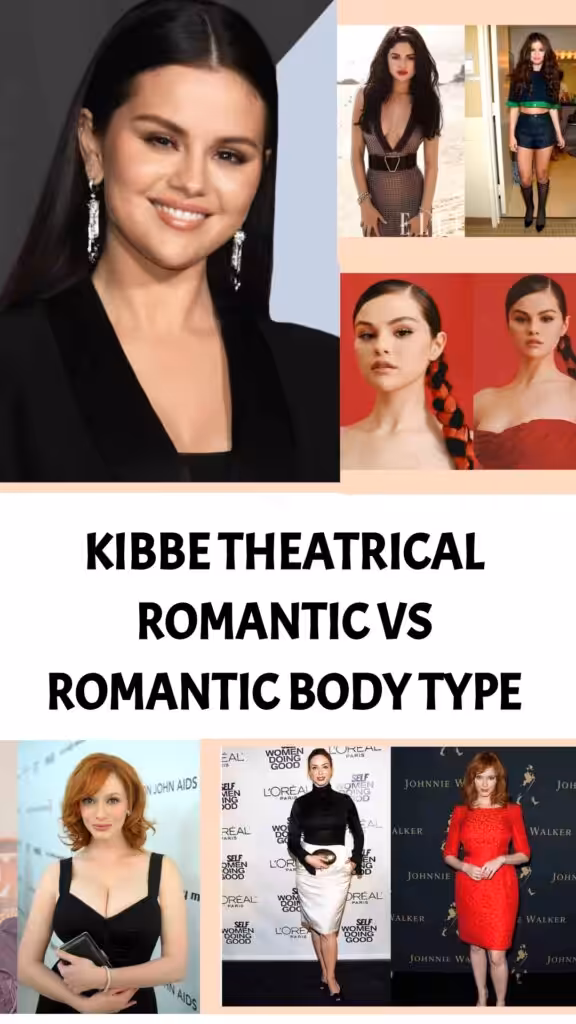 kibbe theatrical romantic vs romantic body type