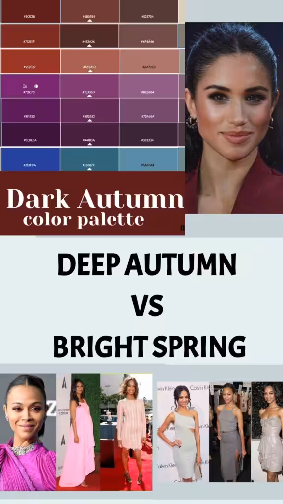 deep autumn vs bright spring