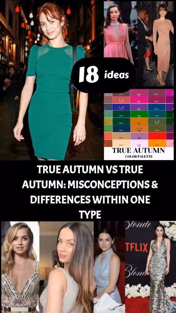true autumn color palette