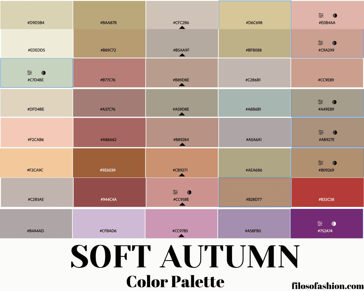 Soft Autumn Color Palette: Colors For Wardrobe And Makeup