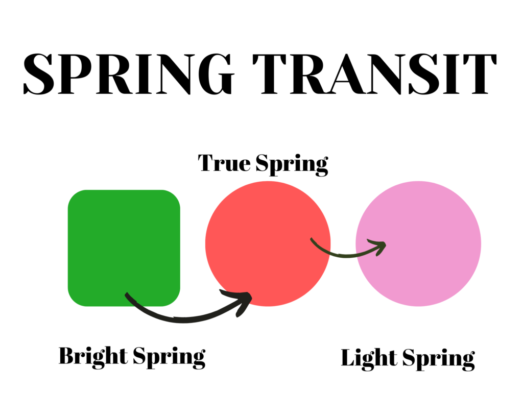 spring color palette transit