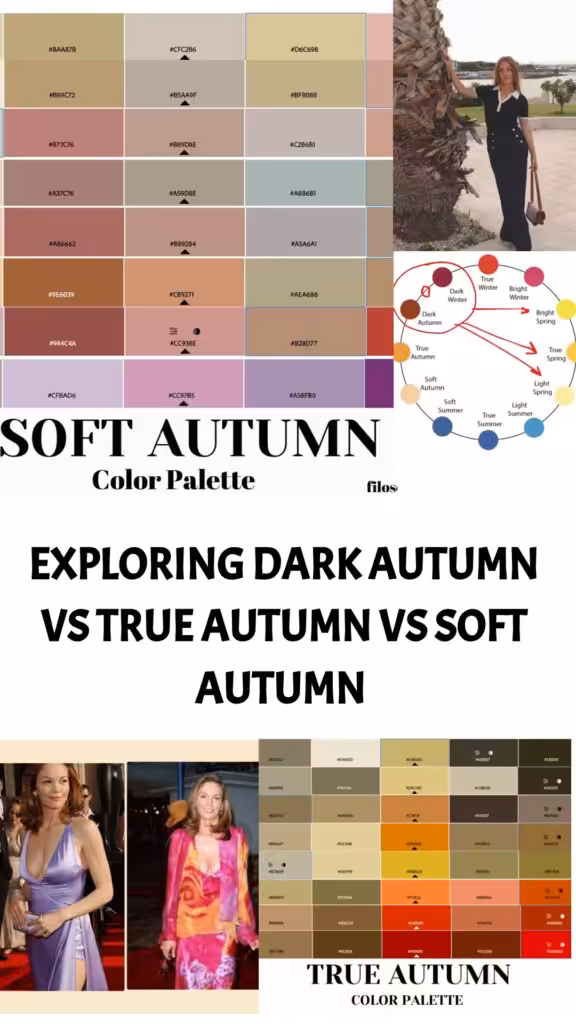 dark autumn vs true autumn vs soft autumn