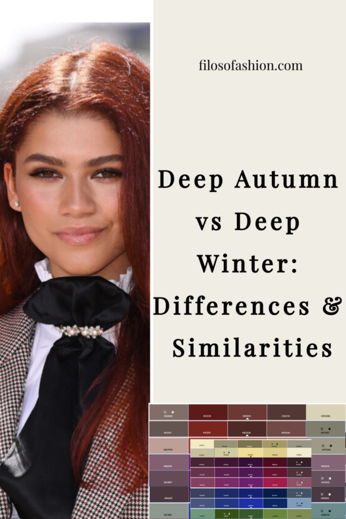 deep autumn vs deep winter