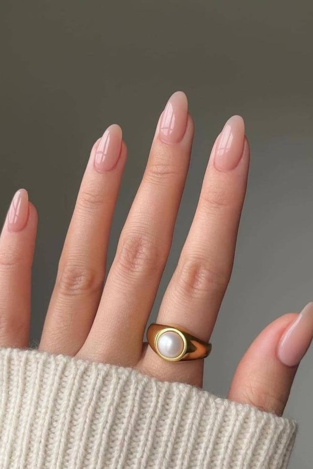 classy nude nails