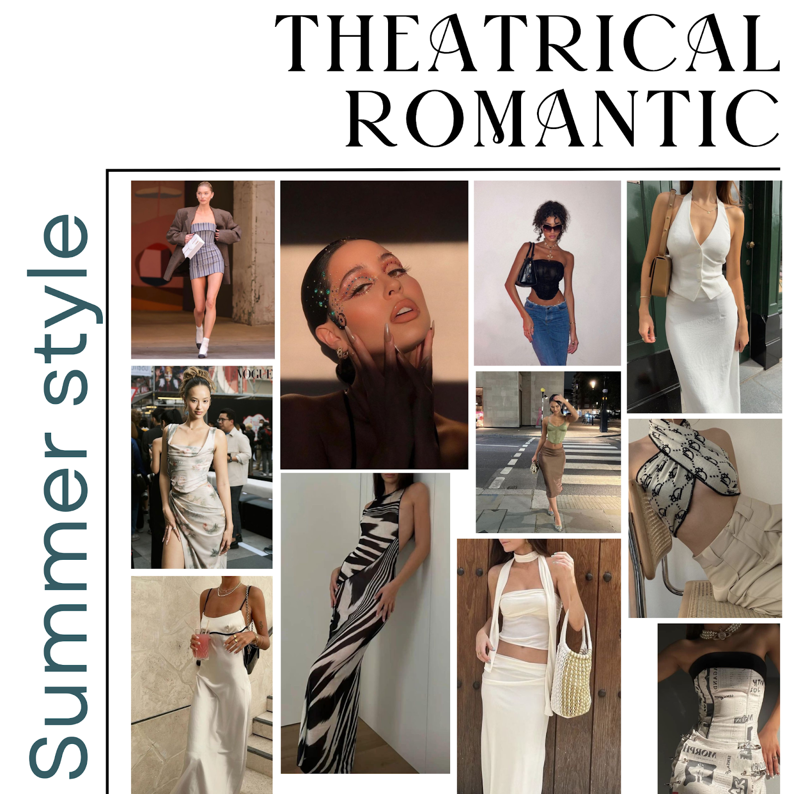 Theatrical Romantic summer outfits