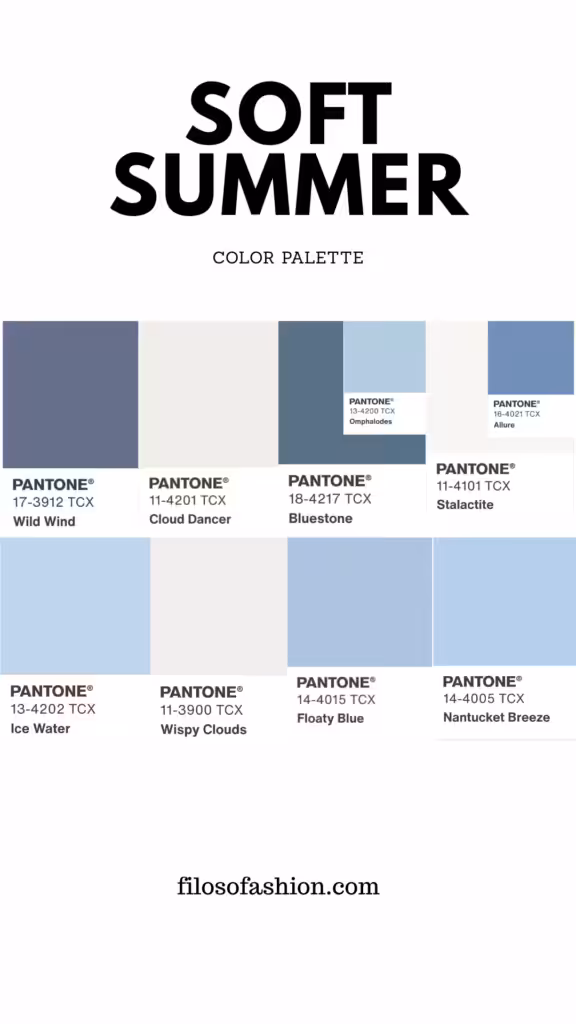 SOFT SUMMER COLOR PALETTE