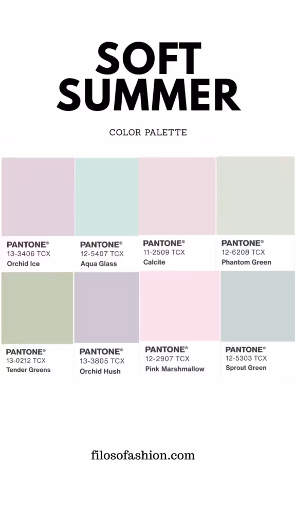 SOFT SUMMER COLOR PALETTE